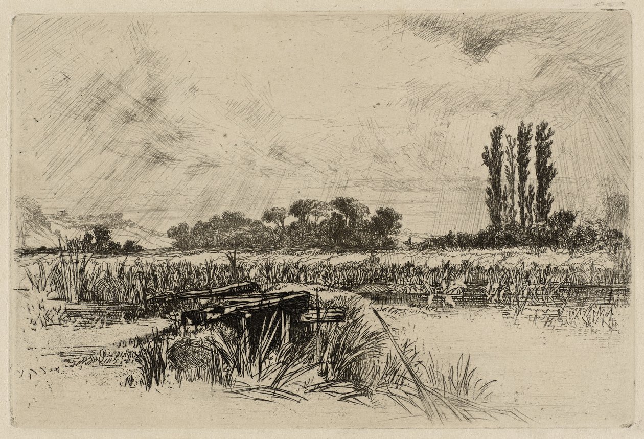 Su Çayırı by Francis Seymour Haden