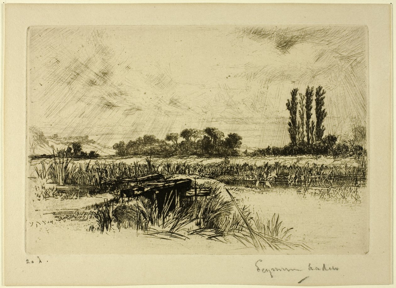 Su Çayırı by Francis Seymour Haden