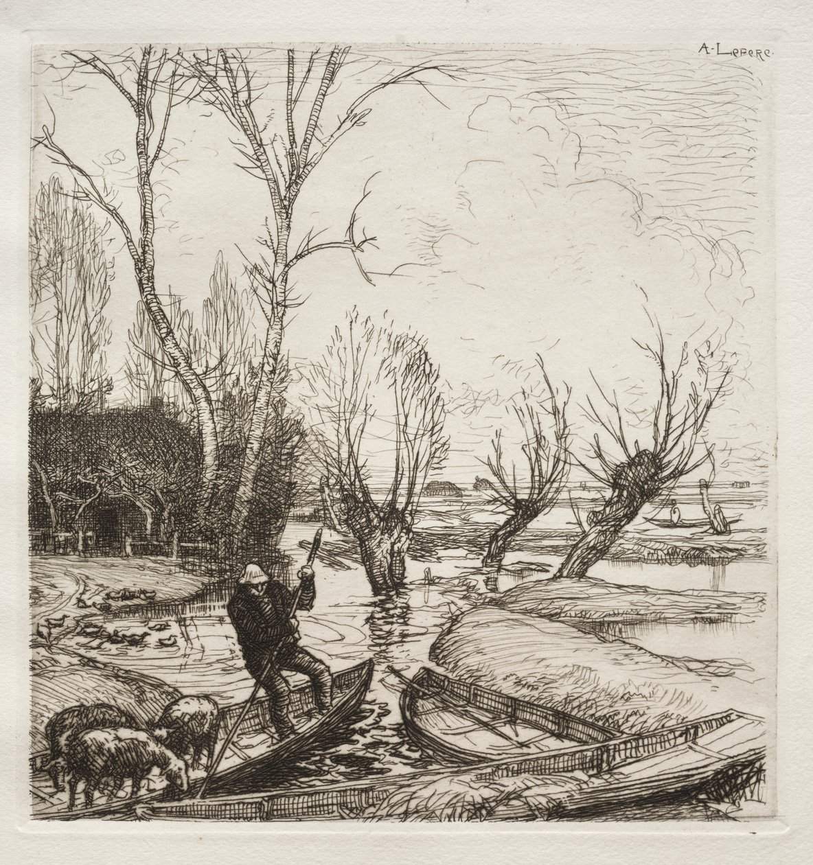 Sular Altında Bataklıkta: Çoban by Francis Seymour Haden