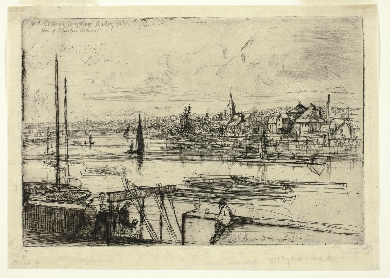 Battersea Erişimi by Francis Seymour Haden