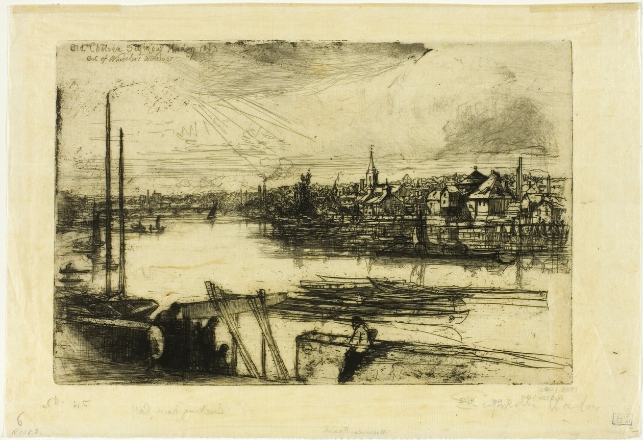 Battersea Erişimi by Francis Seymour Haden