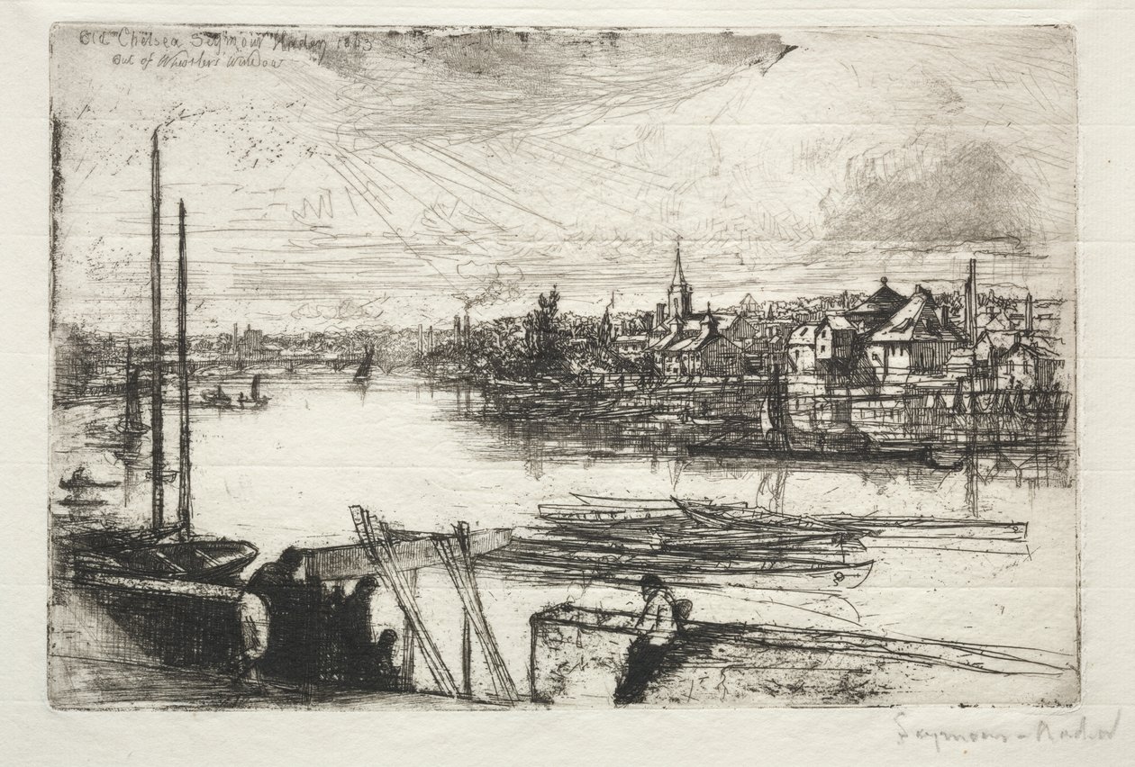 Battersea Erişimi by Francis Seymour Haden