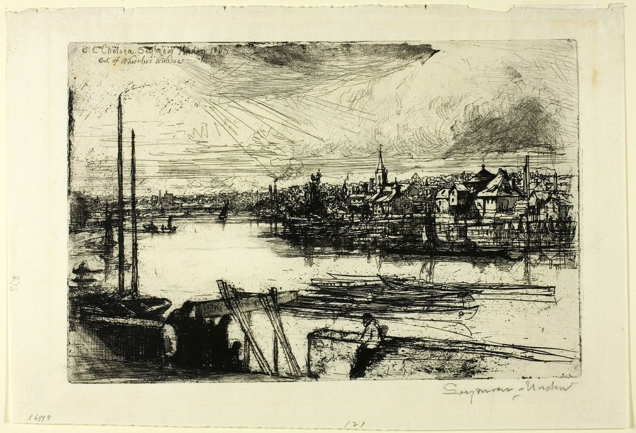 Battersea Erişimi by Francis Seymour Haden