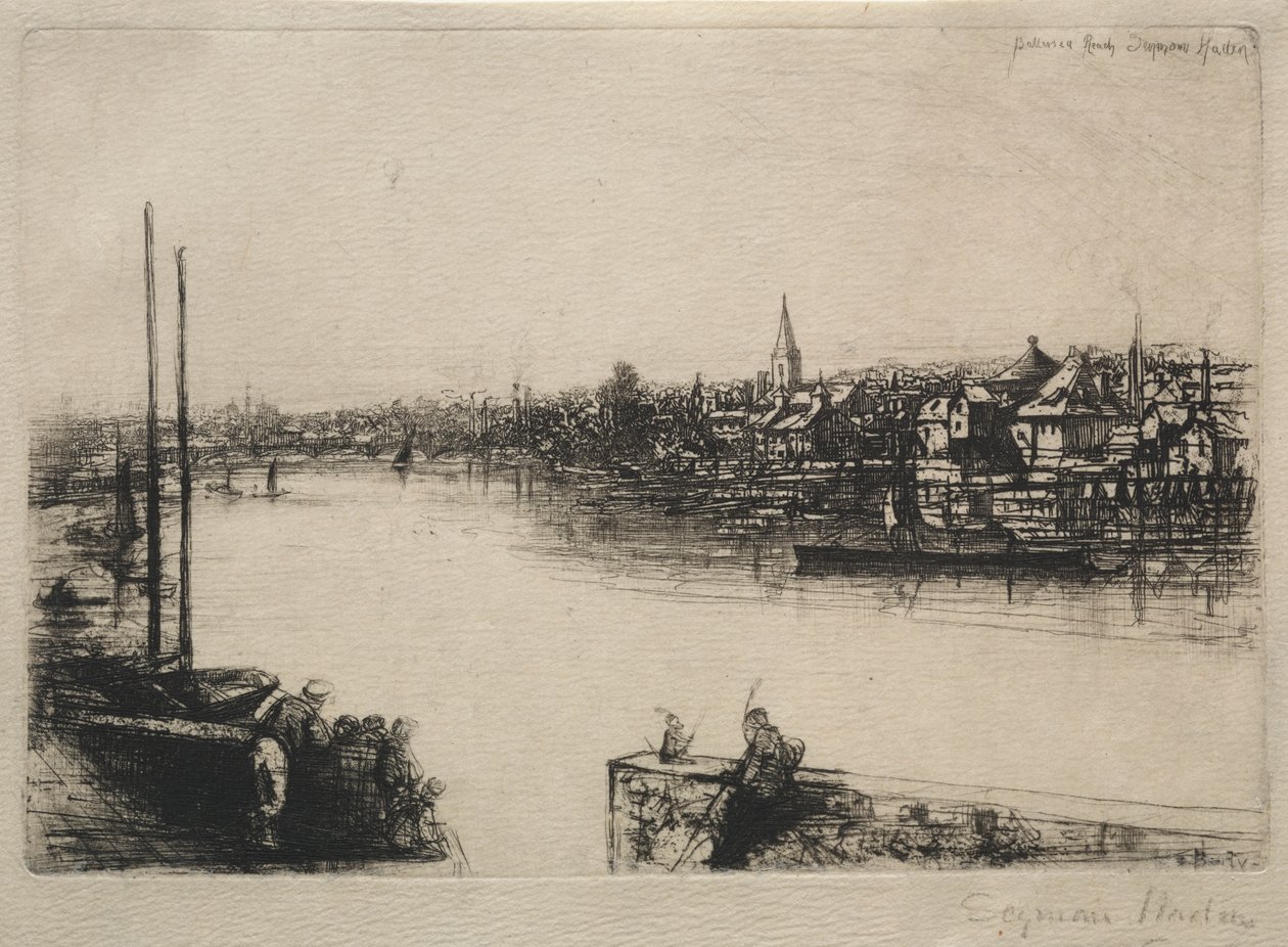 Battersea Erişimi by Francis Seymour Haden