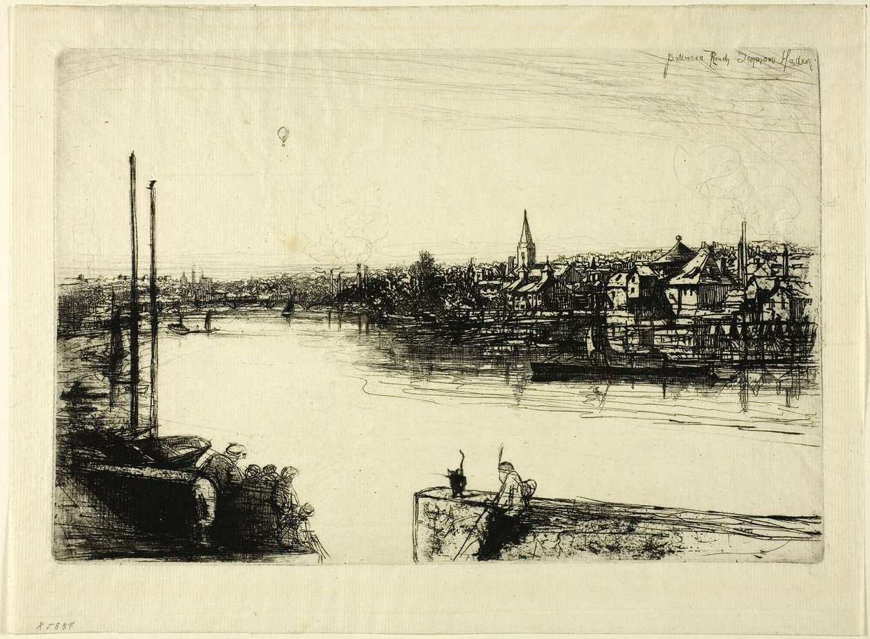 Battersea Erişimi by Francis Seymour Haden