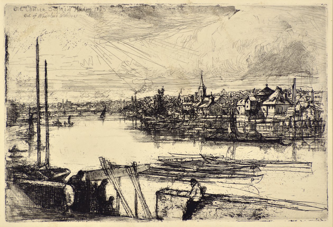 Battersea Erişimi by Francis Seymour Haden