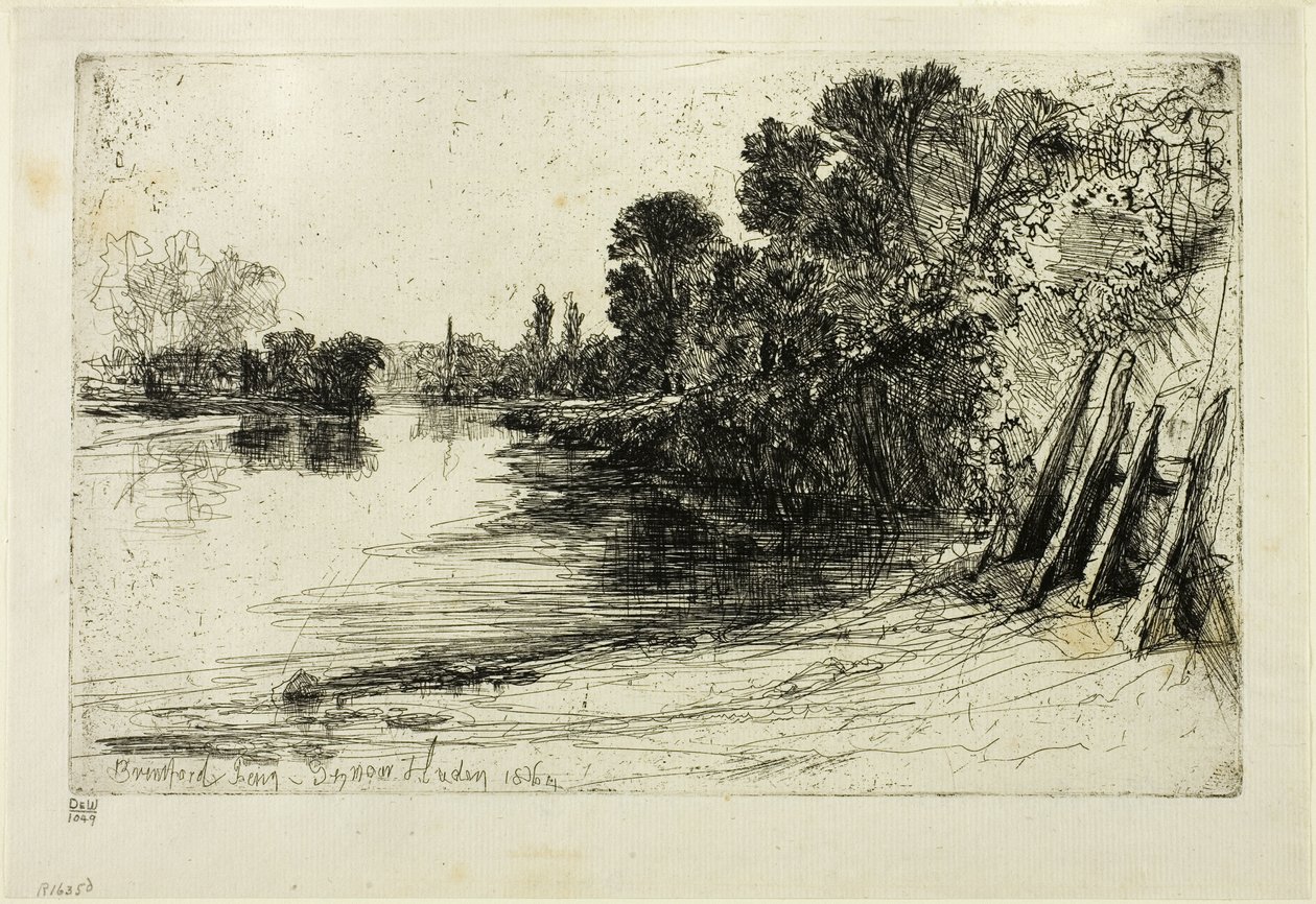 Brentford Feribotu by Francis Seymour Haden