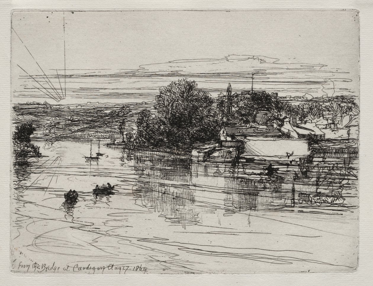 Hırka Köprüsü by Francis Seymour Haden