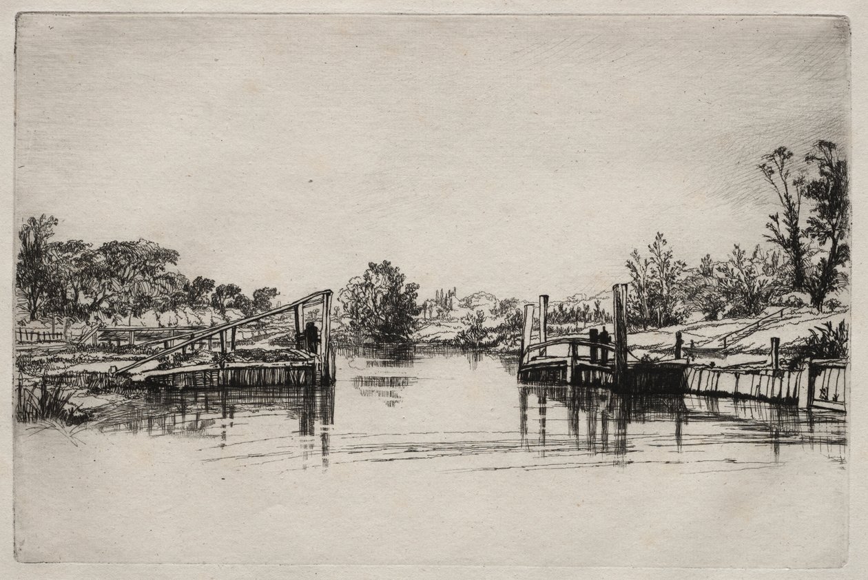 Egham Kilidi by Francis Seymour Haden