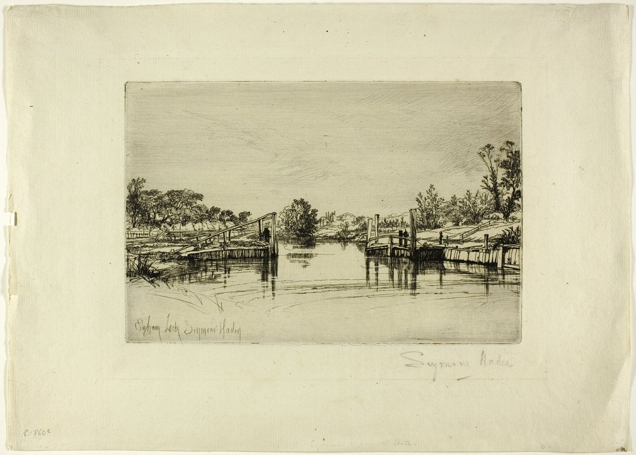 Egham Kilidi by Francis Seymour Haden