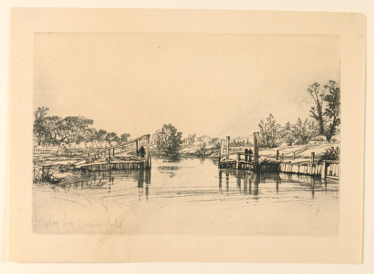 Egham Kilidi by Francis Seymour Haden
