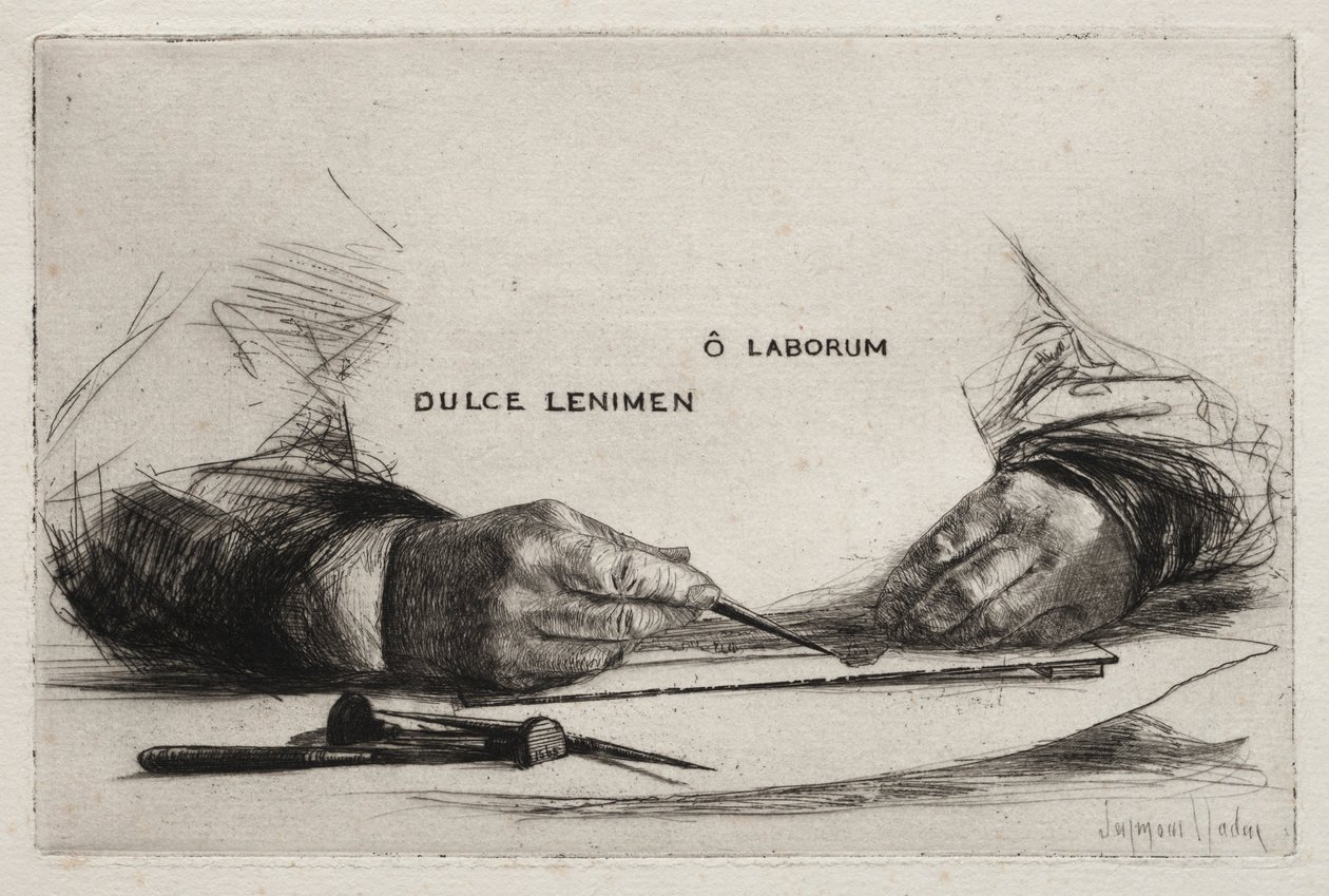 Eller Gravür, 1865. by Francis Seymour Haden
