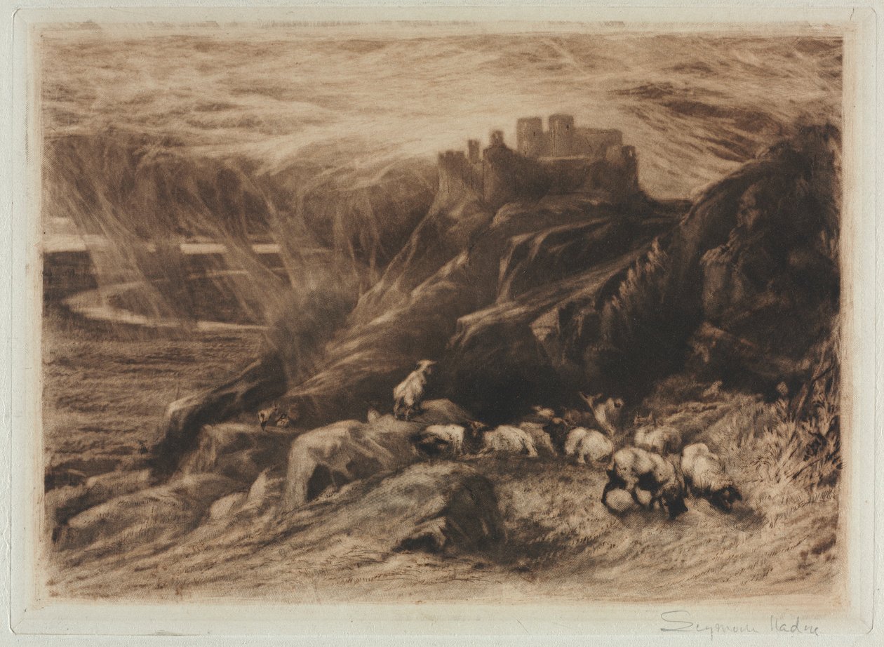 Harlech İkinci Plaka, 1880. by Francis Seymour Haden
