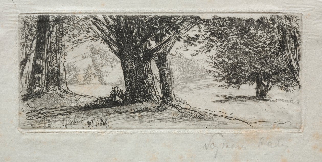 kutsal alan by Francis Seymour Haden