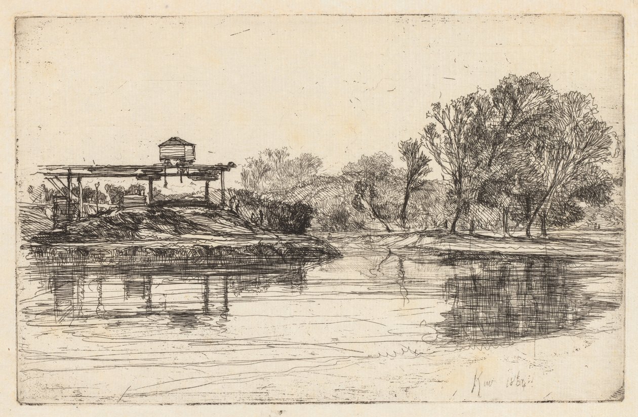 Kew by Francis Seymour Haden