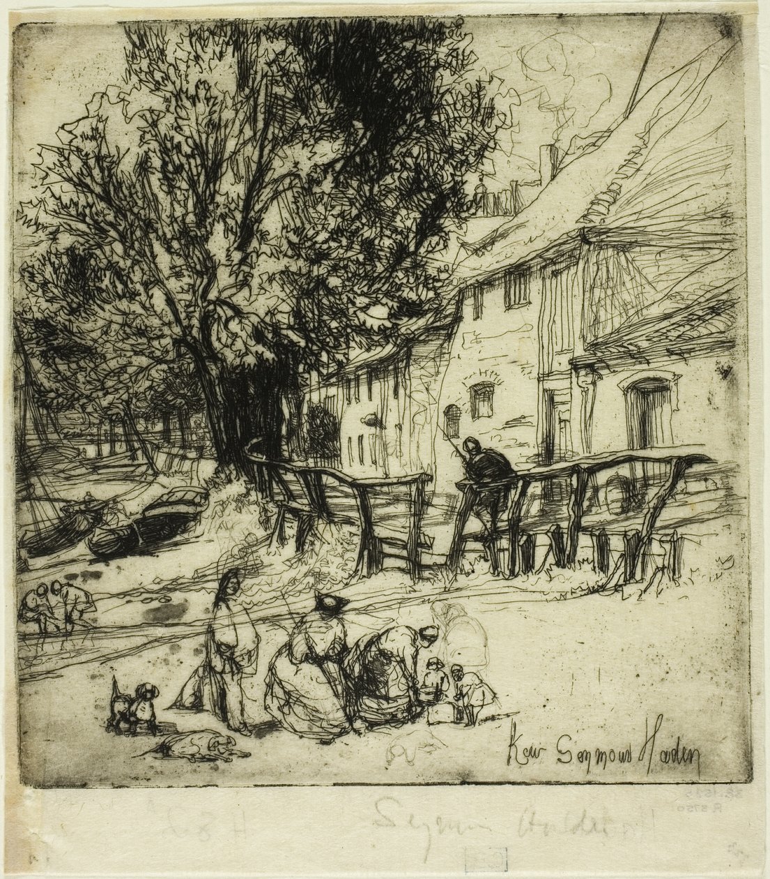Kew Tarafı, Bir Parça by Francis Seymour Haden
