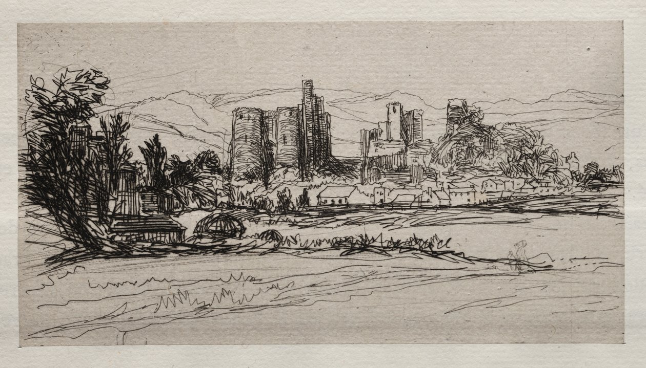 Kidwelly Kalesi by Francis Seymour Haden