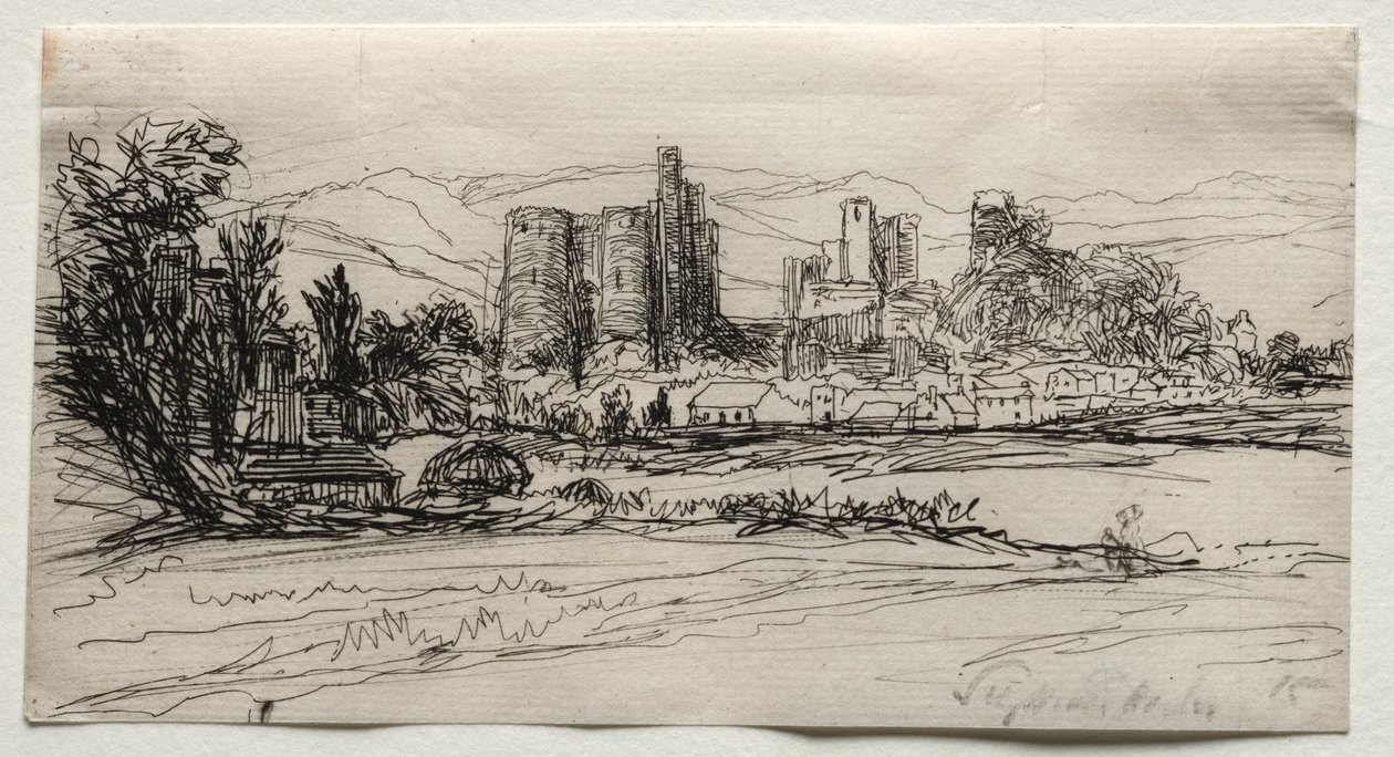 Kidwelly Kalesi by Francis Seymour Haden