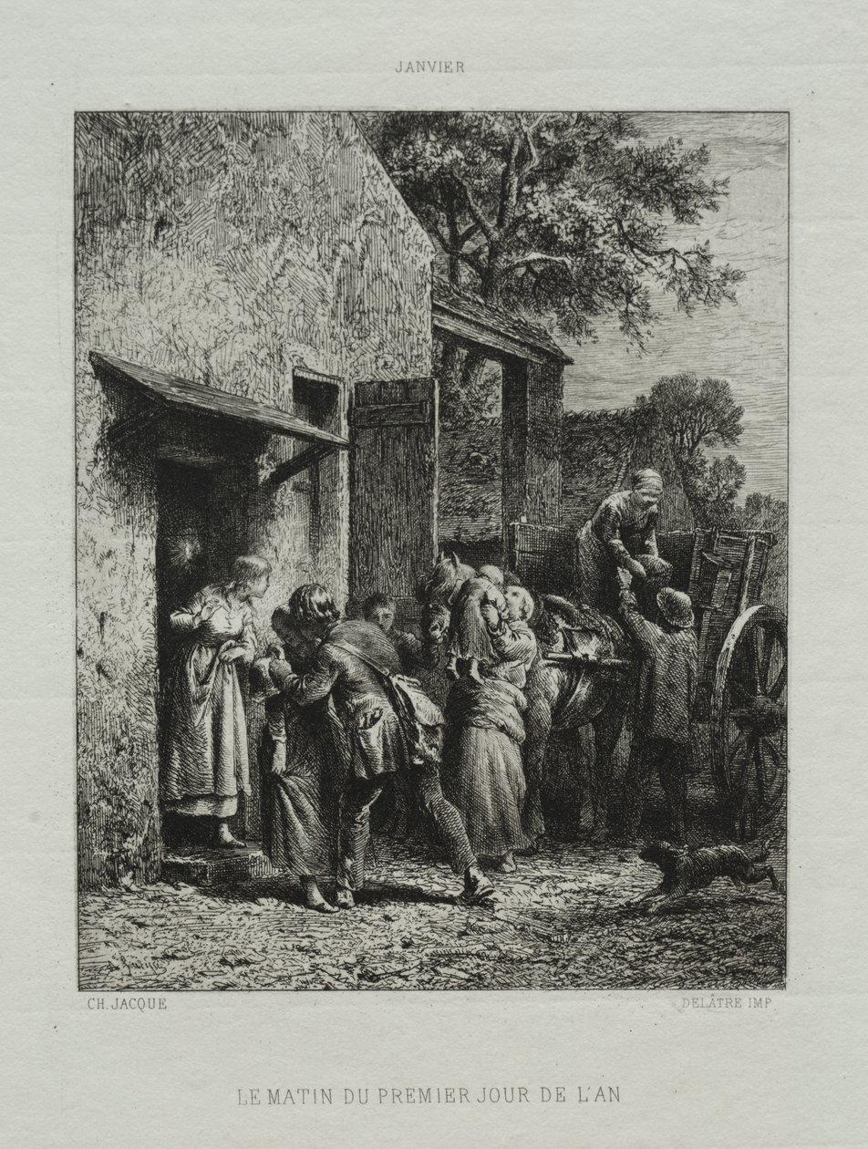 Yılın ilk gününün sabahı by Francis Seymour Haden
