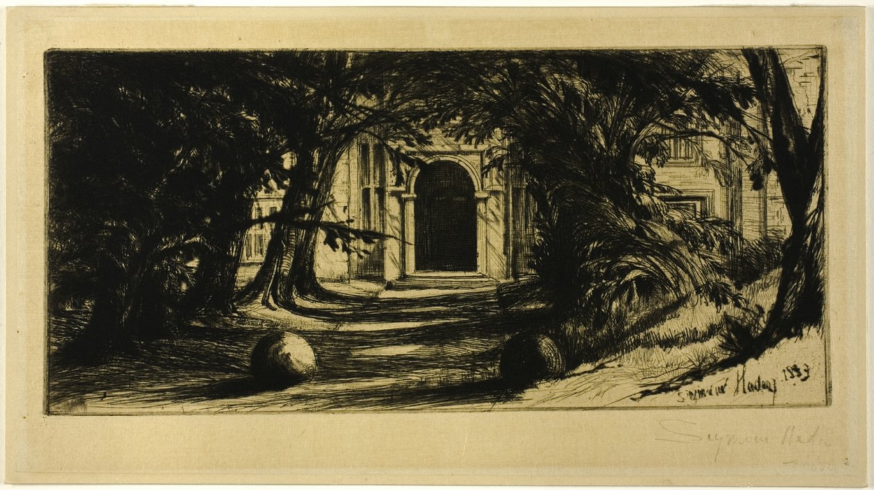 Mitton Salonu by Francis Seymour Haden