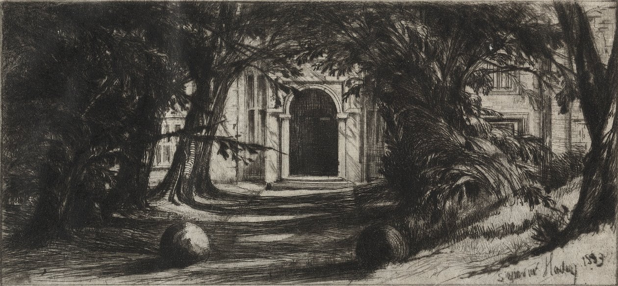Mitton Salonu by Francis Seymour Haden