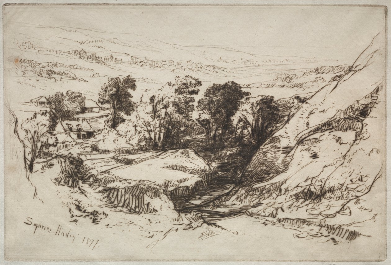 Dokuz Höyük Aşağı by Francis Seymour Haden