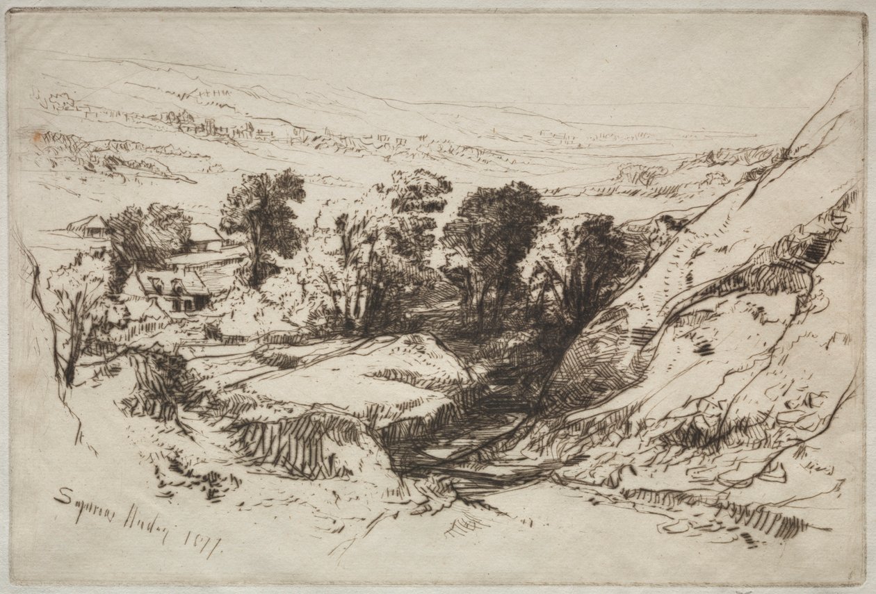 Dokuz Höyük, 1877. by Francis Seymour Haden