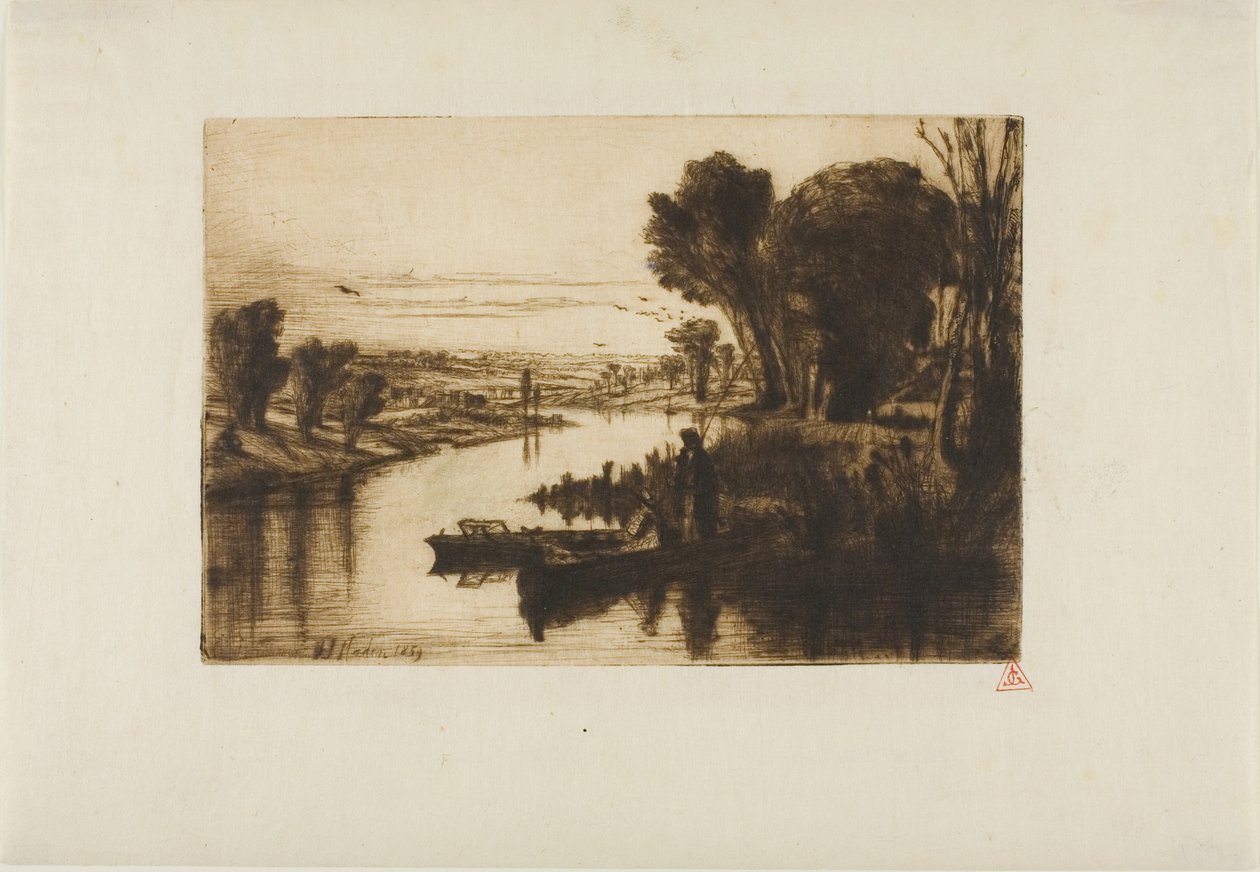 Thames Balıkçıları, No. I by Francis Seymour Haden