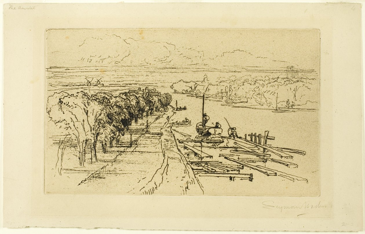 Amstel, No. II by Francis Seymour Haden