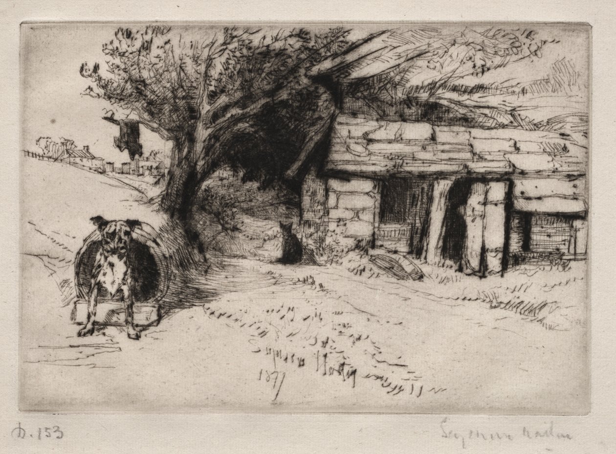 Kabin by Francis Seymour Haden
