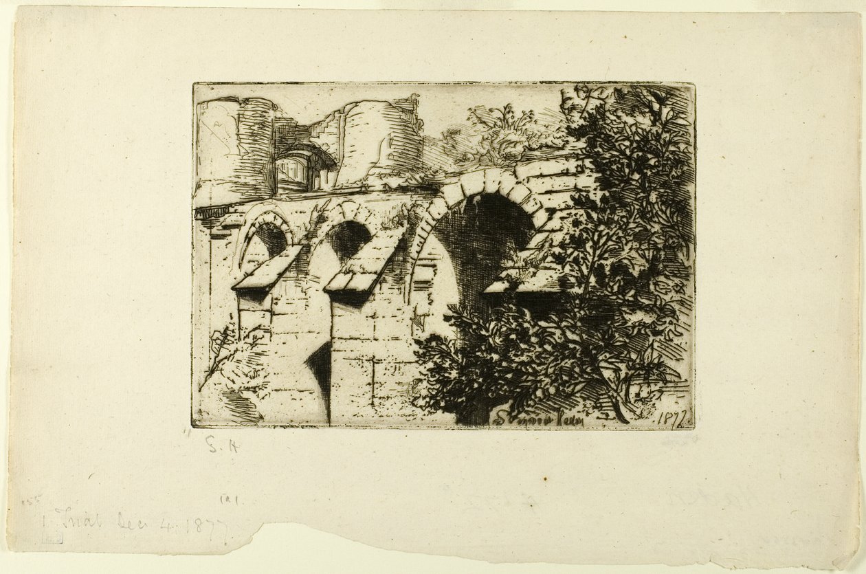 Kale Köprüsü by Francis Seymour Haden
