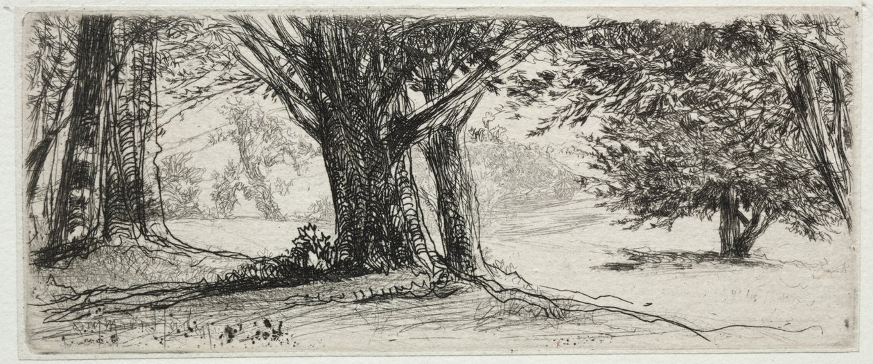 kutsal alan by Francis Seymour Haden