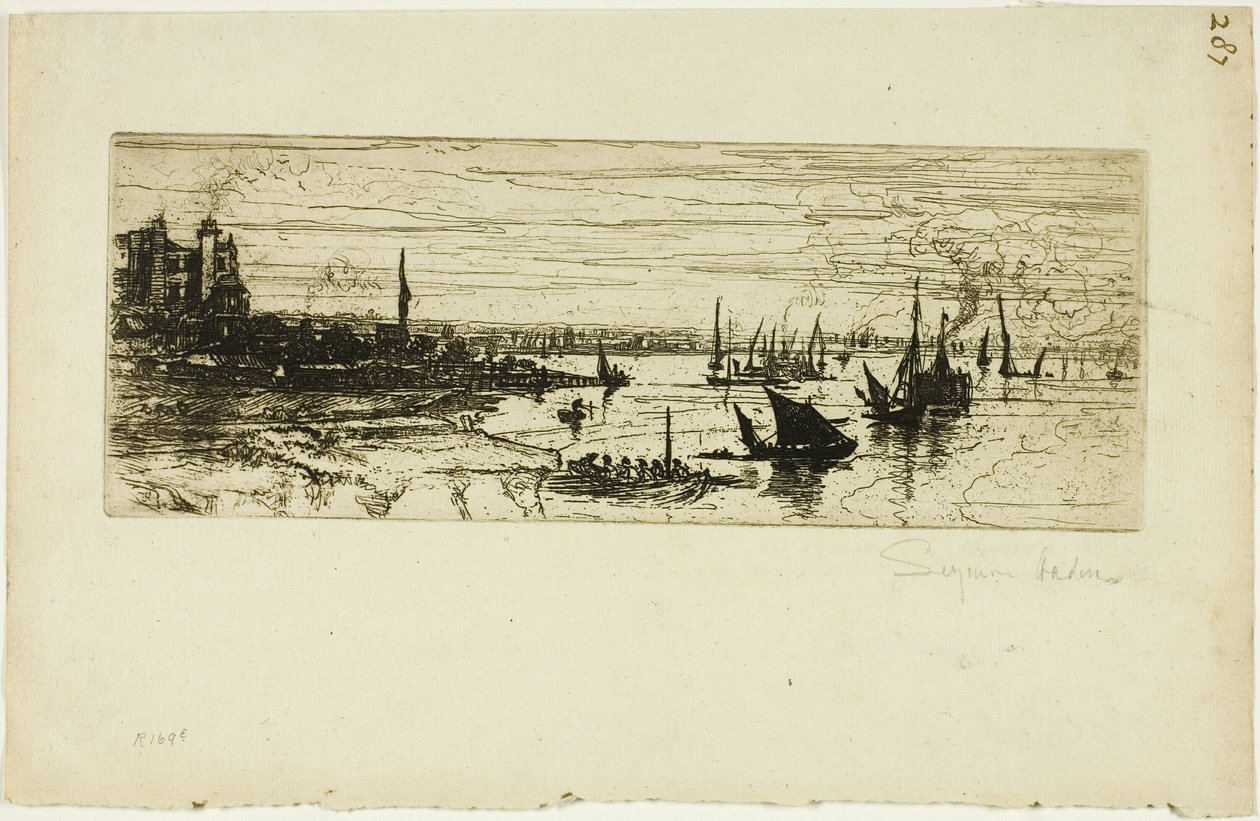 Inn, Purfleet by Francis Seymour Haden