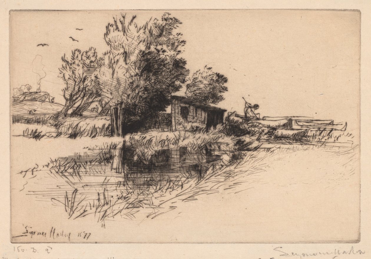 Küçük Kayıkhane by Francis Seymour Haden