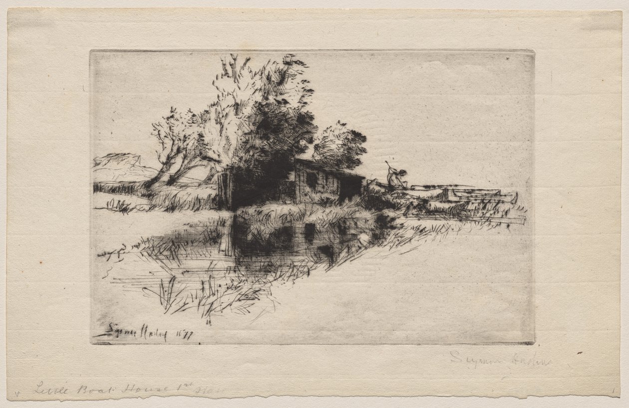 Küçük Kayıkhane by Francis Seymour Haden
