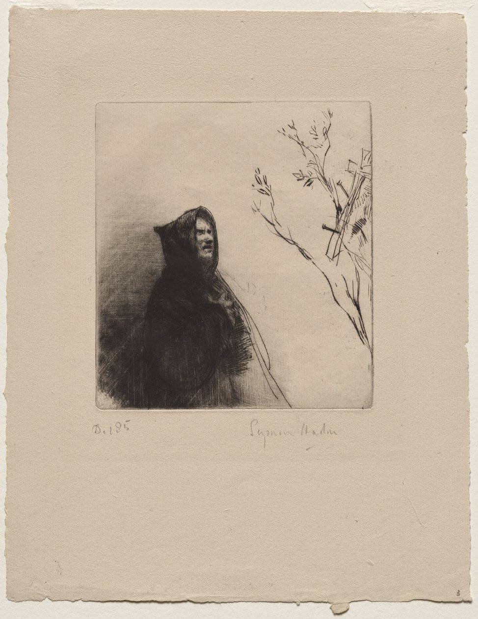 Keşiş Dua - Aziz Francis by Francis Seymour Haden