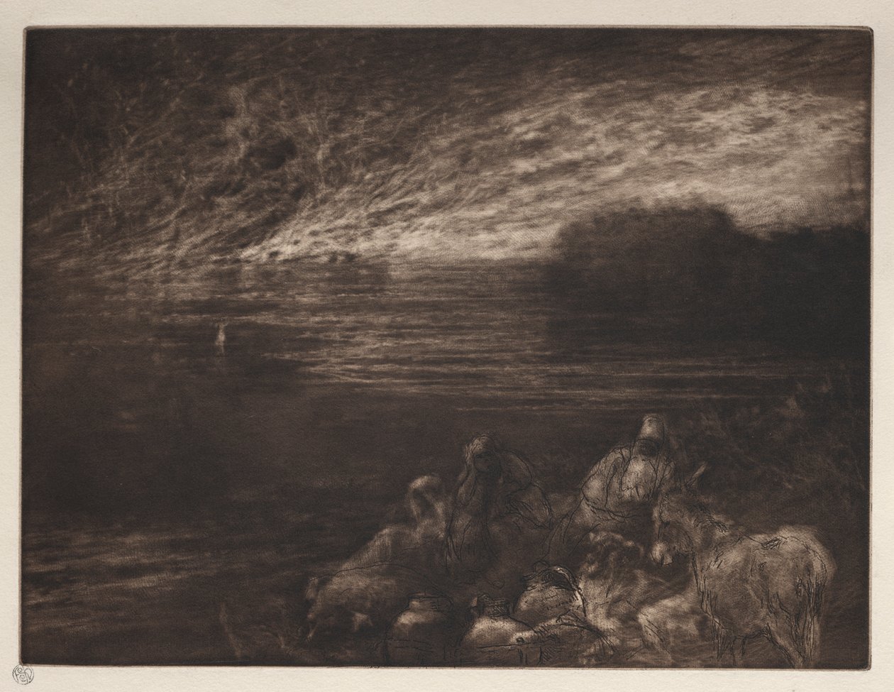 Tuz Sütunu by Francis Seymour Haden