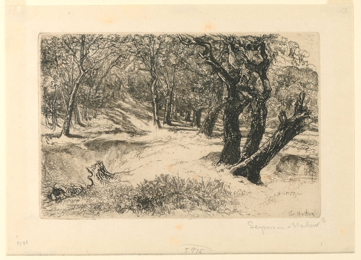 Üç Kızkardeş by Francis Seymour Haden
