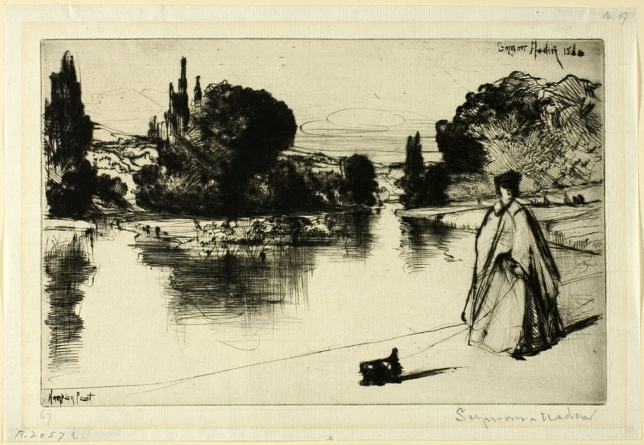 Çekme Yolu by Francis Seymour Haden