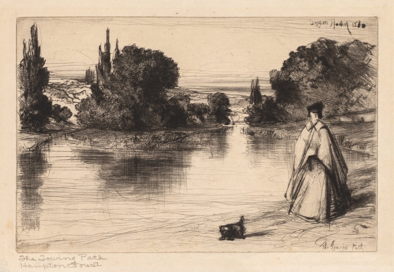 Çekme Yolu, 1864. by Francis Seymour Haden