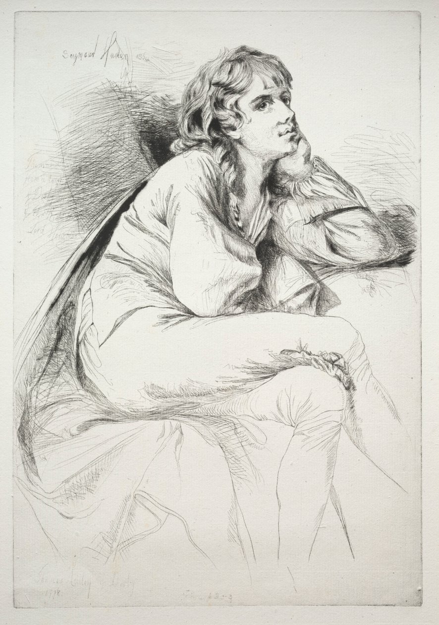 Derbili Thomas Haden, 1864. by Francis Seymour Haden
