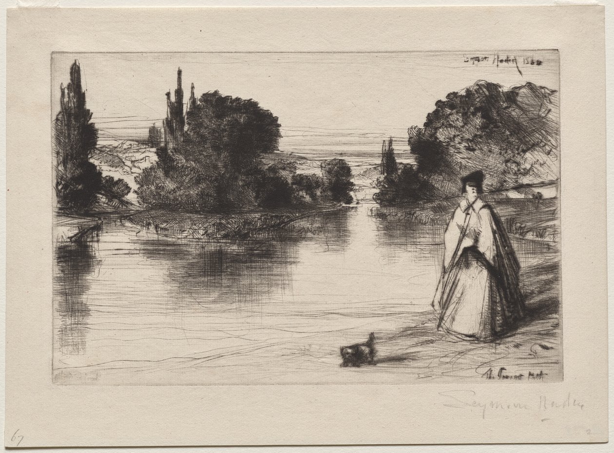 Çekme Yolu by Francis Seymour Haden