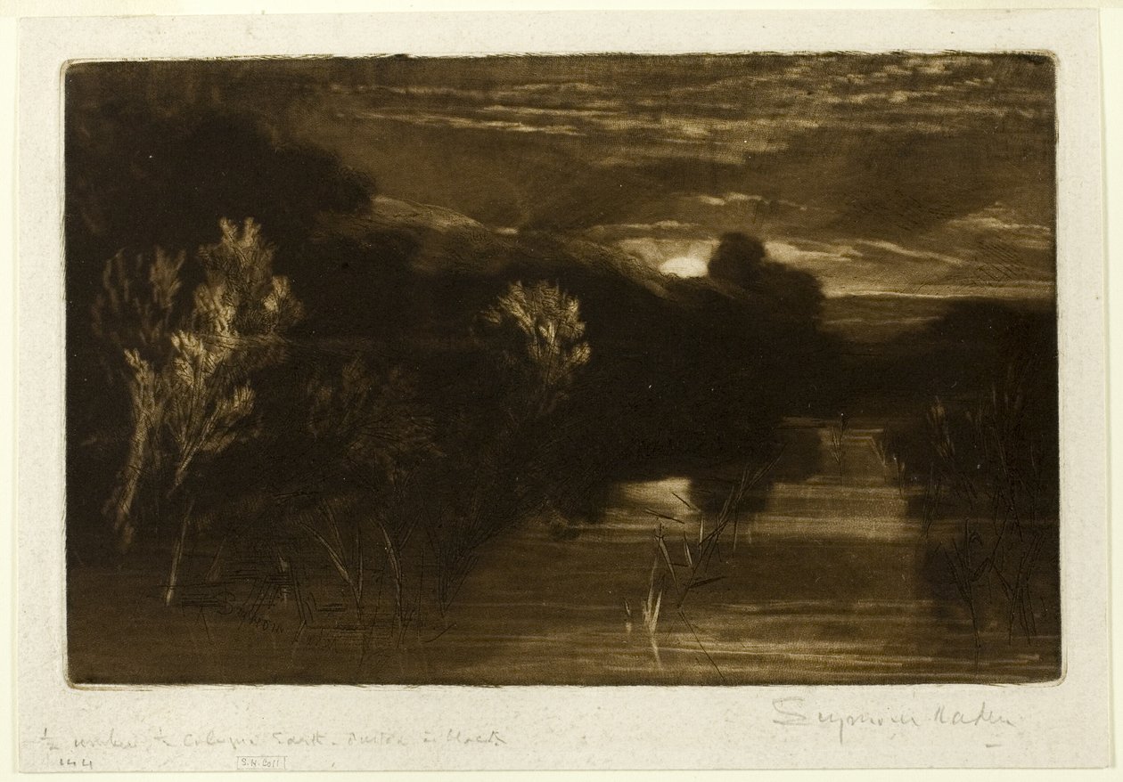 Winchelsea Kanalı by Francis Seymour Haden