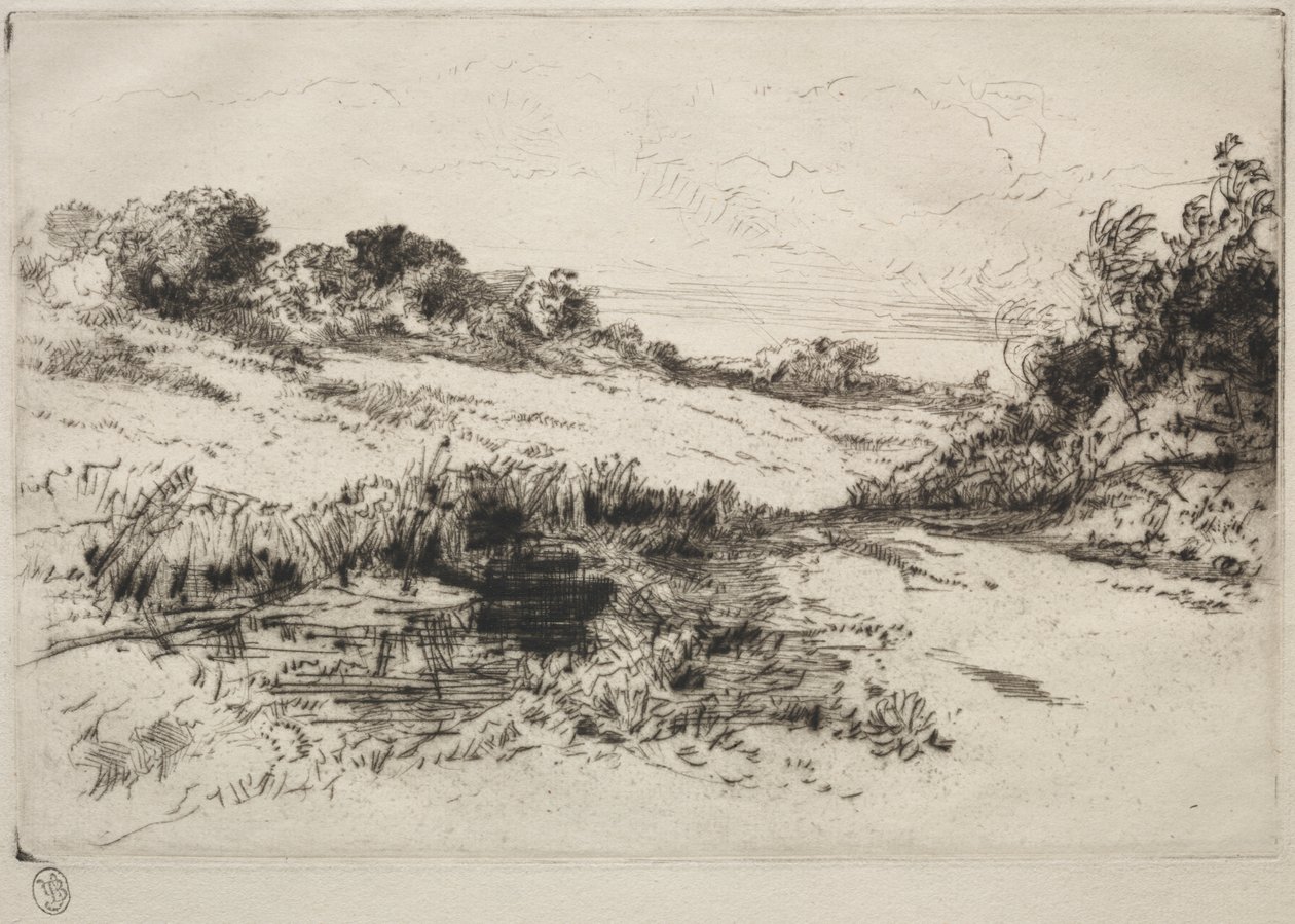 Yel Değirmeni Tepesi, No. 1 by Francis Seymour Haden