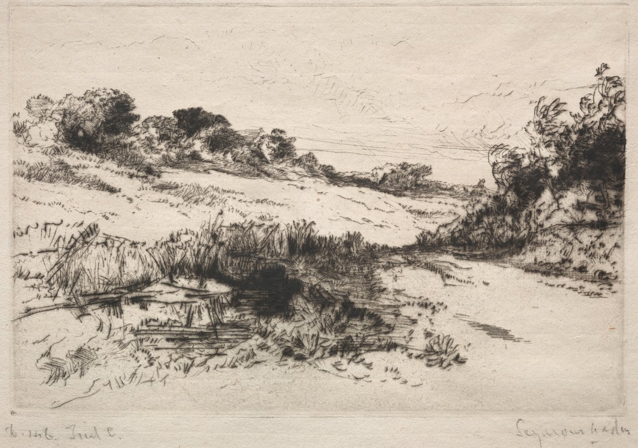 Yel Değirmeni Tepesi, No. 1 by Francis Seymour Haden
