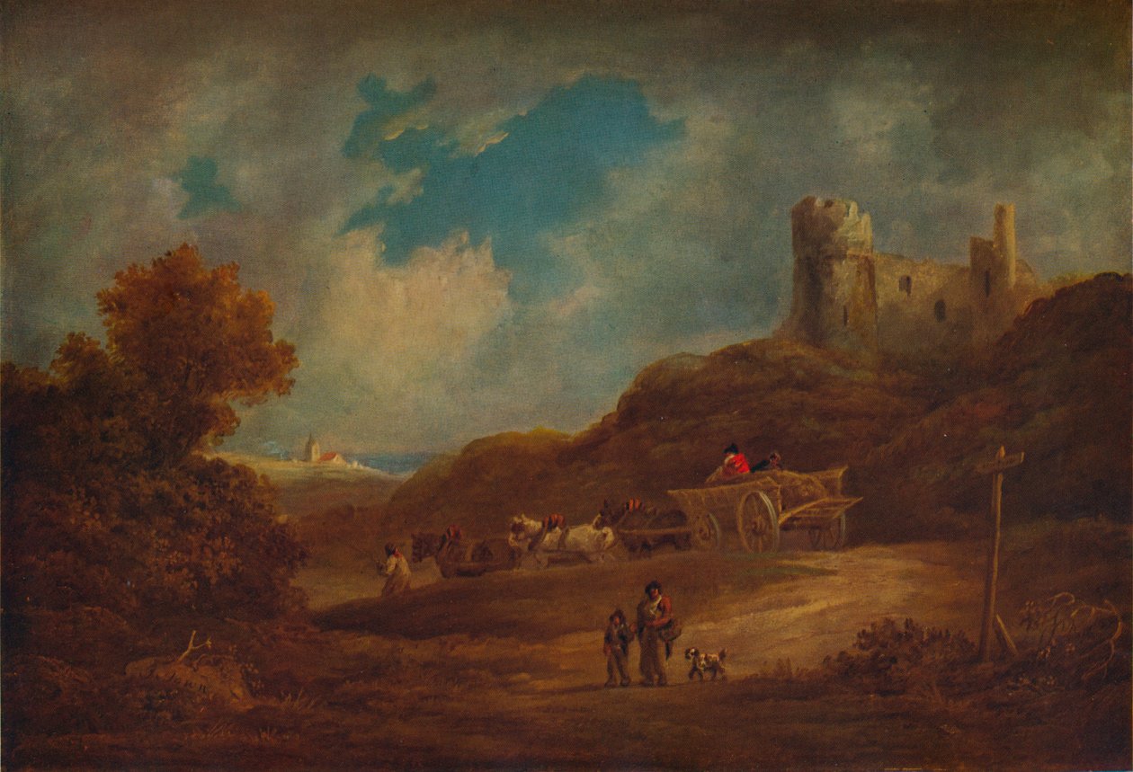 Arabalı ve Atlı Bir Kale, c1886, 1938 by Francis Towne