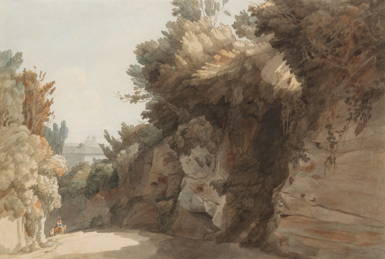 Arco Scuro Yakınlarından Bir Görünüm, Villa Medici