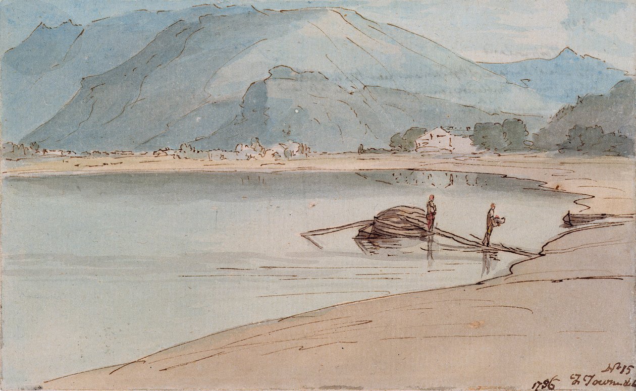 Windermere Gölü by Francis Towne