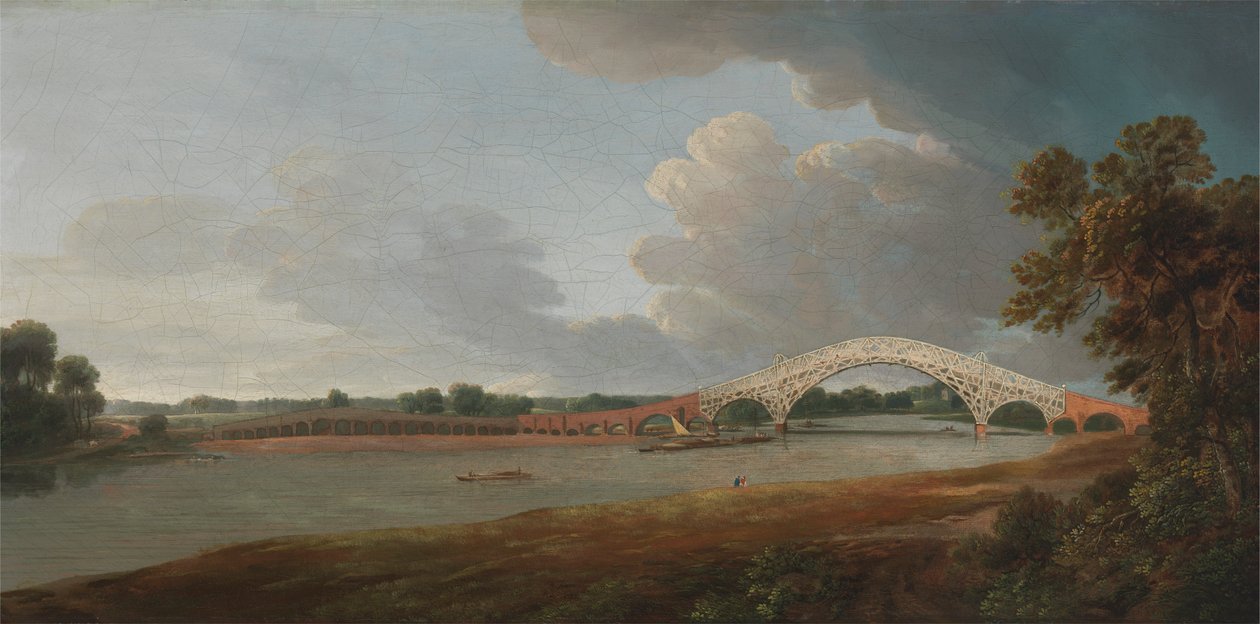 Eski Walton Köprüsü by Francis Towne