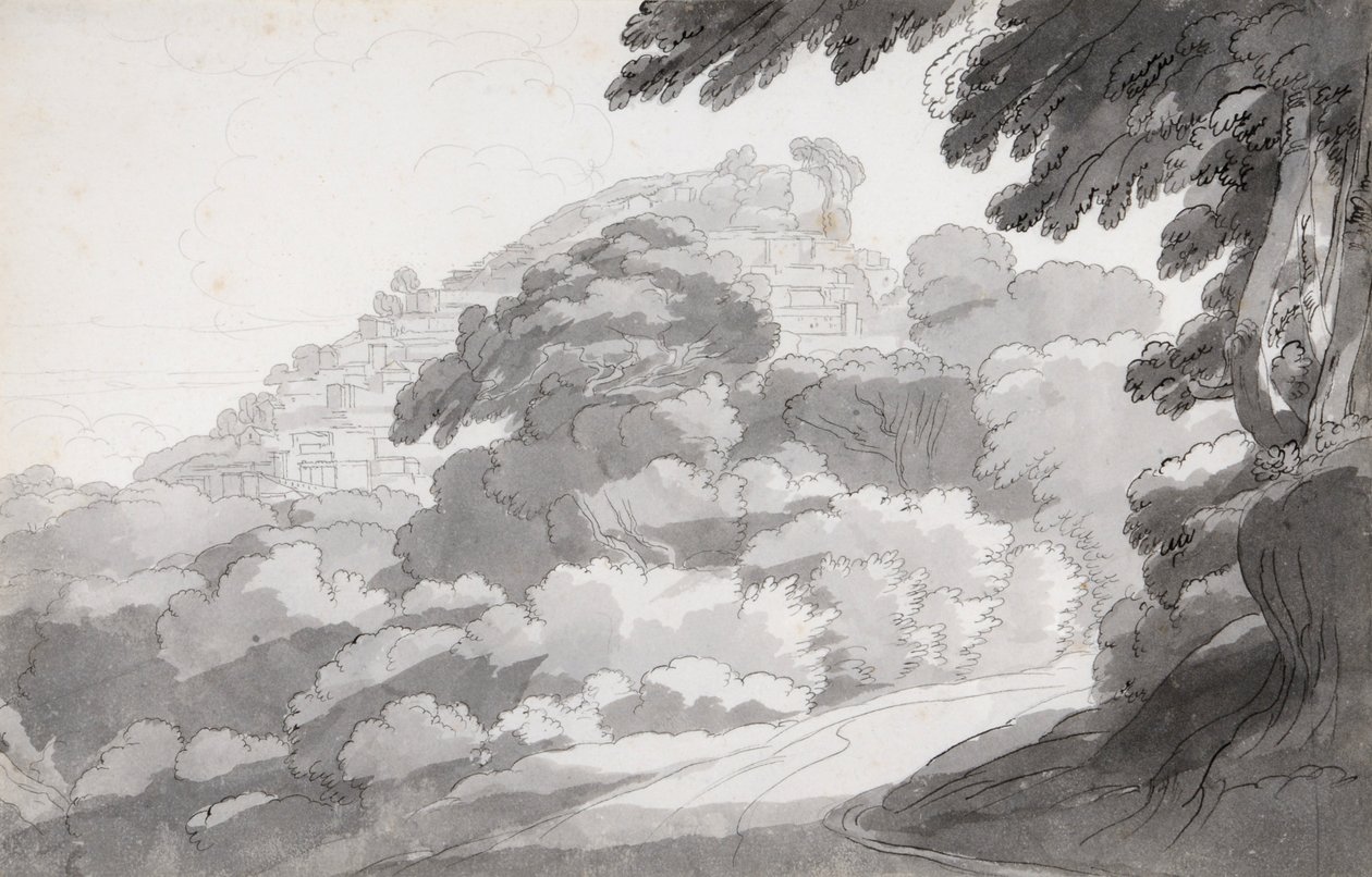 rocca di papa by Francis Towne